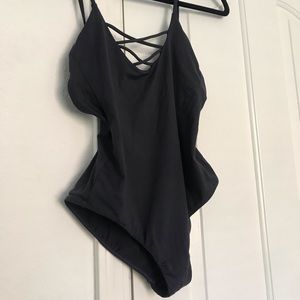 Billabong black one piece swim suit